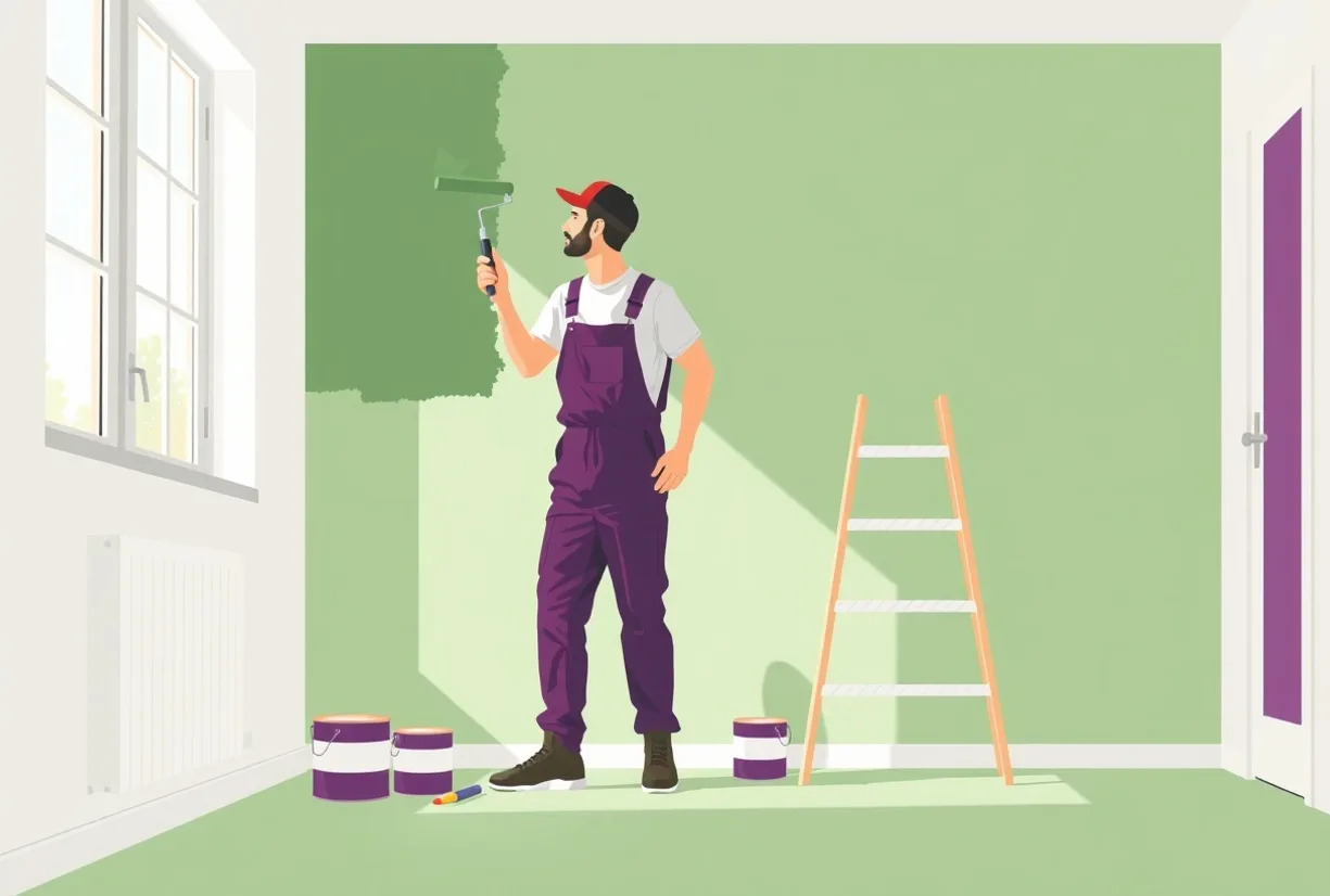 Peintre Chelles 77500 en intervention sur un chantier
